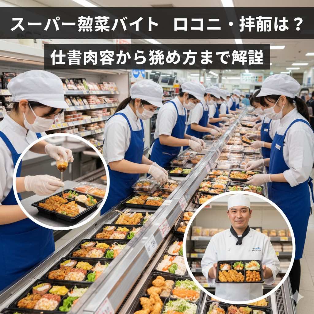 働く前に知るべきスーパー惣菜バイトの口コミ・評判