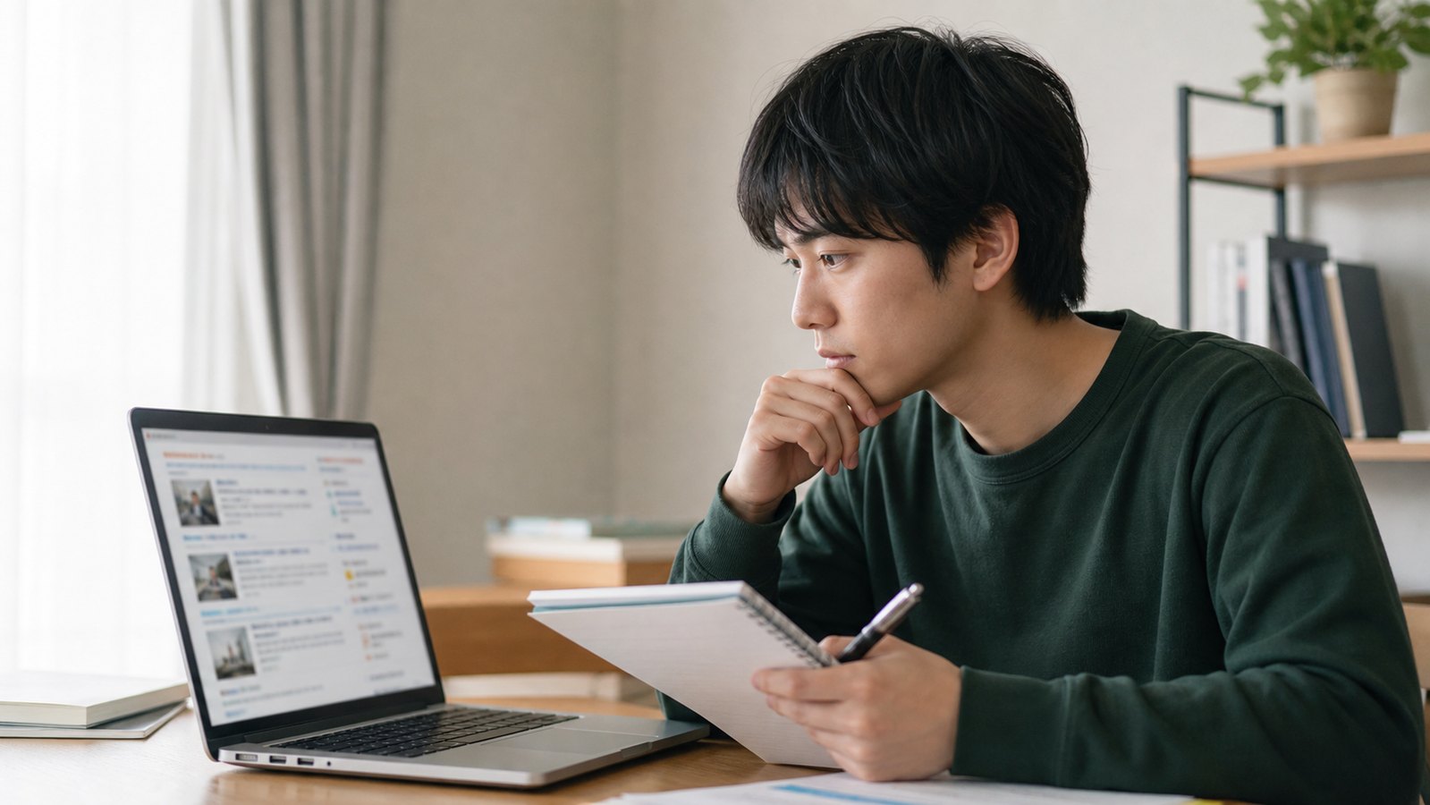 キャンドゥバイトと他の働き方を応募前に比較する人のイメージ