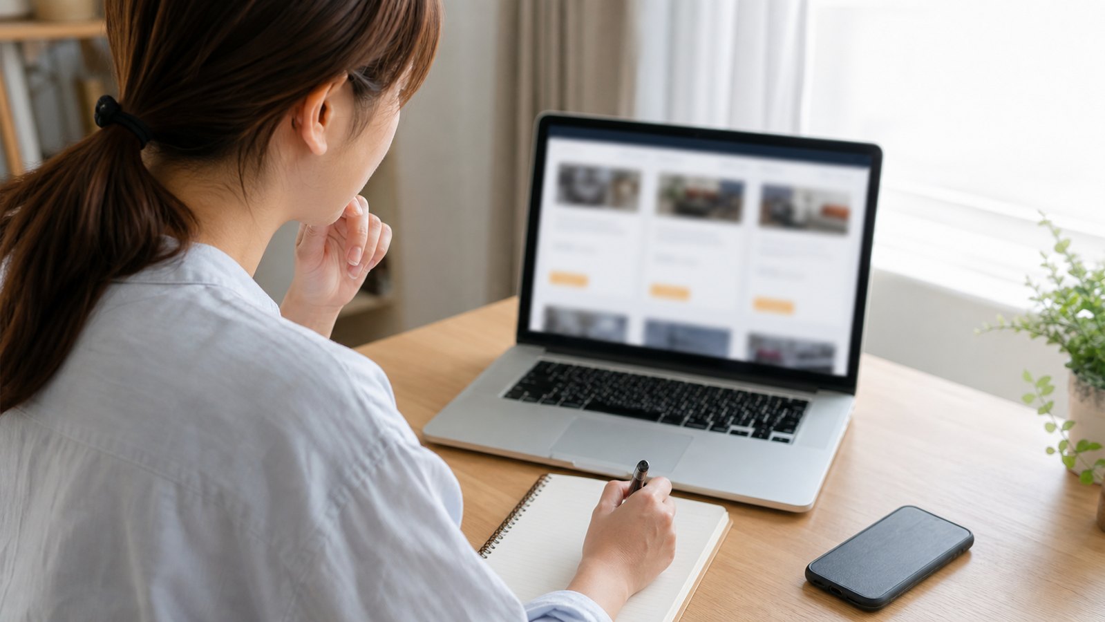 ハローズのバイトと他の働き方を応募前に比較する人のイメージ
