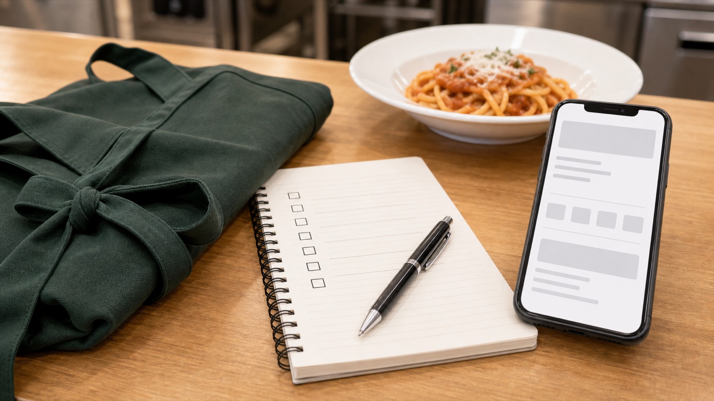 サイゼリヤバイトに応募する前にシフトや条件を確認するイメージ