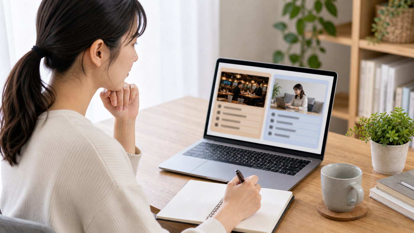 鳥貴族バイトの条件と別の働き方を比較する人のイメージ