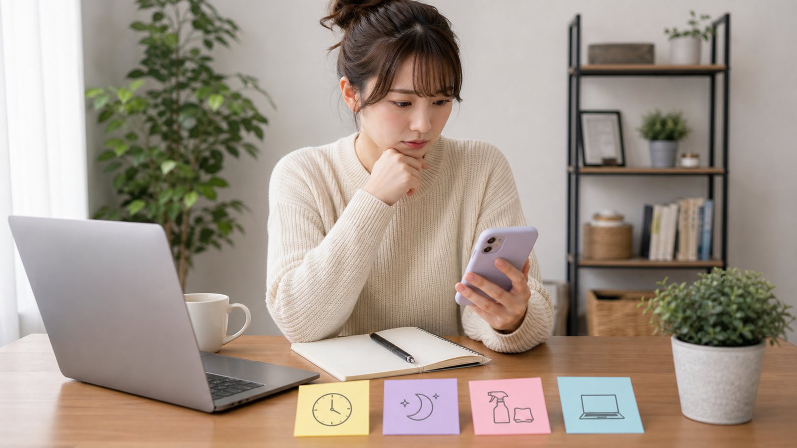 まねきねこバイトの条件と別の働き方を比較する人のイメージ