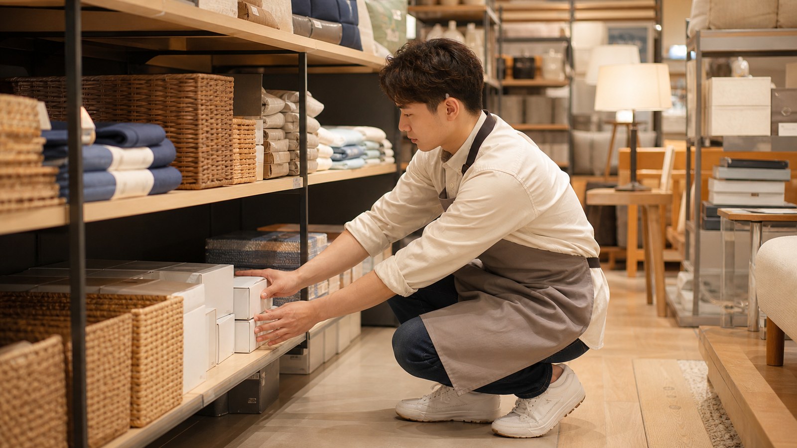 ニトリバイトの口コミで確認したい品出しや売り場整理のイメージ