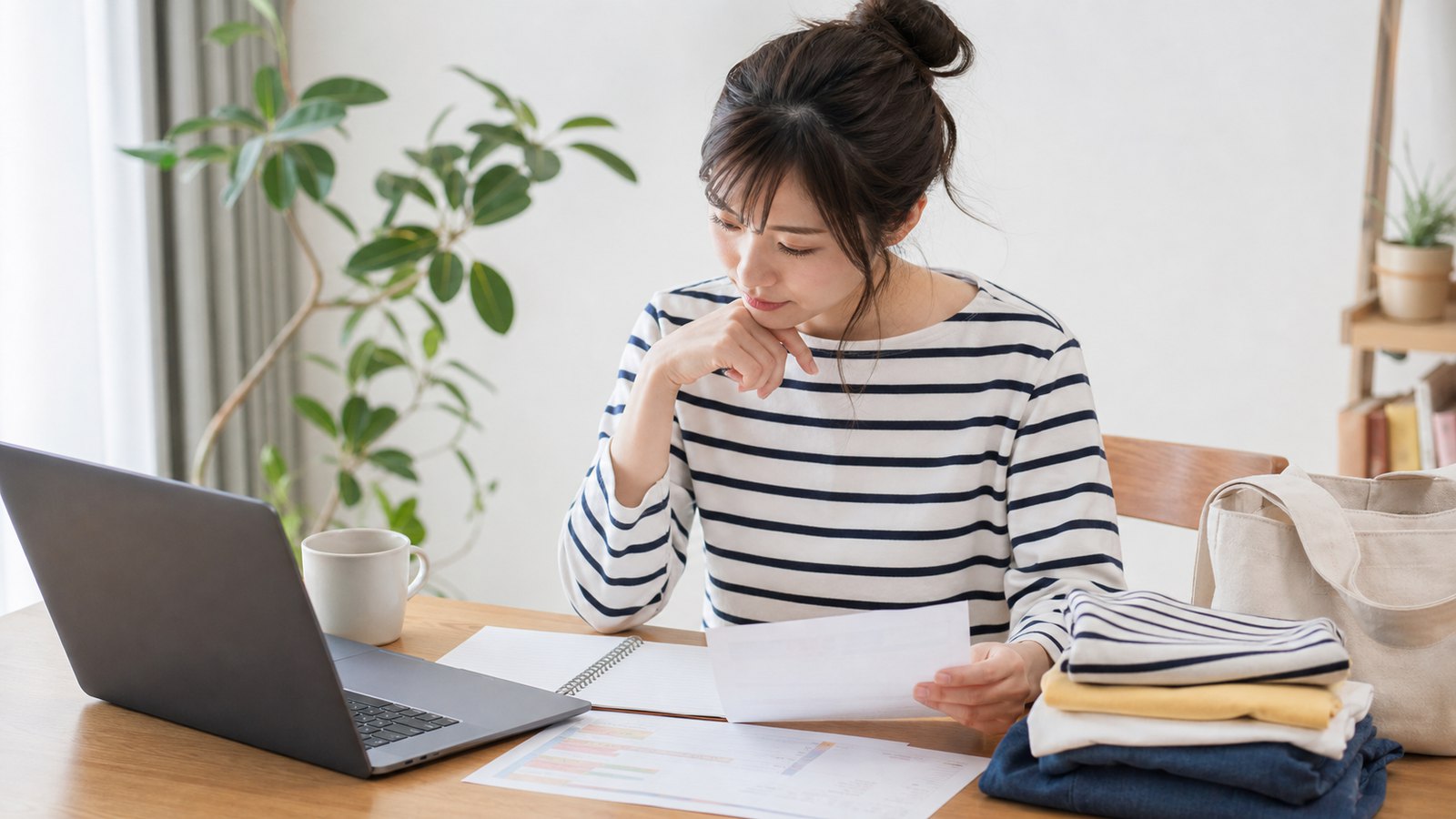 しまむらバイトへ応募する前に勤務条件を確認するイメージ