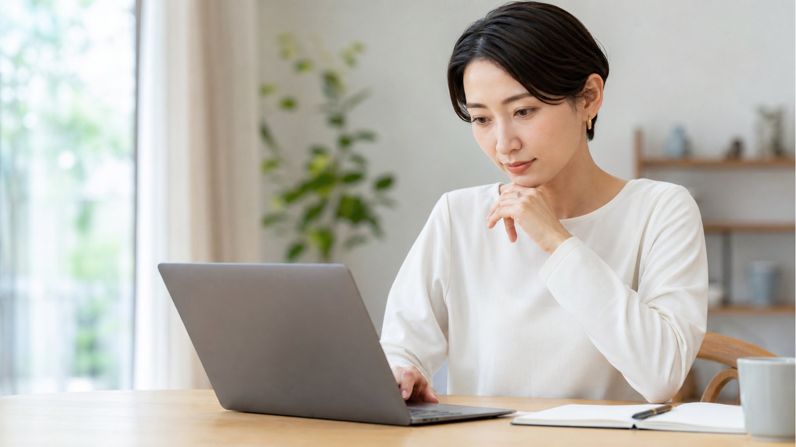 未経験向けの在宅ワーク求人を比較する人のイメージ