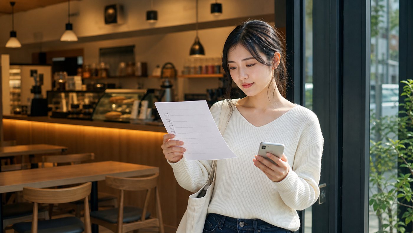 サンマルクカフェバイトの口コミや仕事内容を応募前に確認する人のイメージ