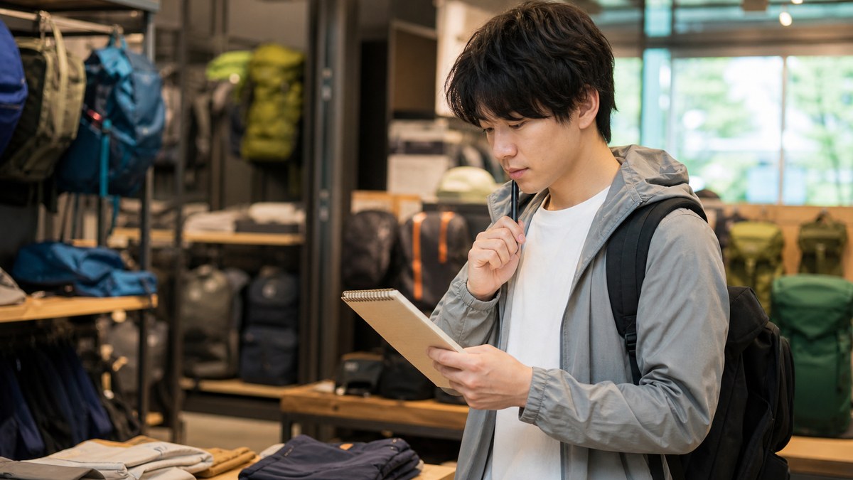モンベルバイトがきついか応募前に確認する人のイメージ
