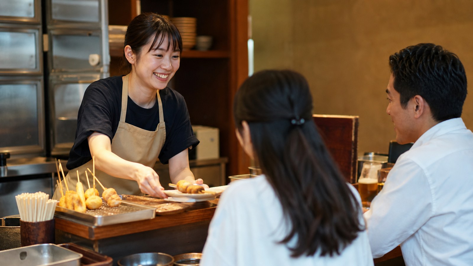 串カツ田中バイトがきついか応募前に確認する接客イメージ