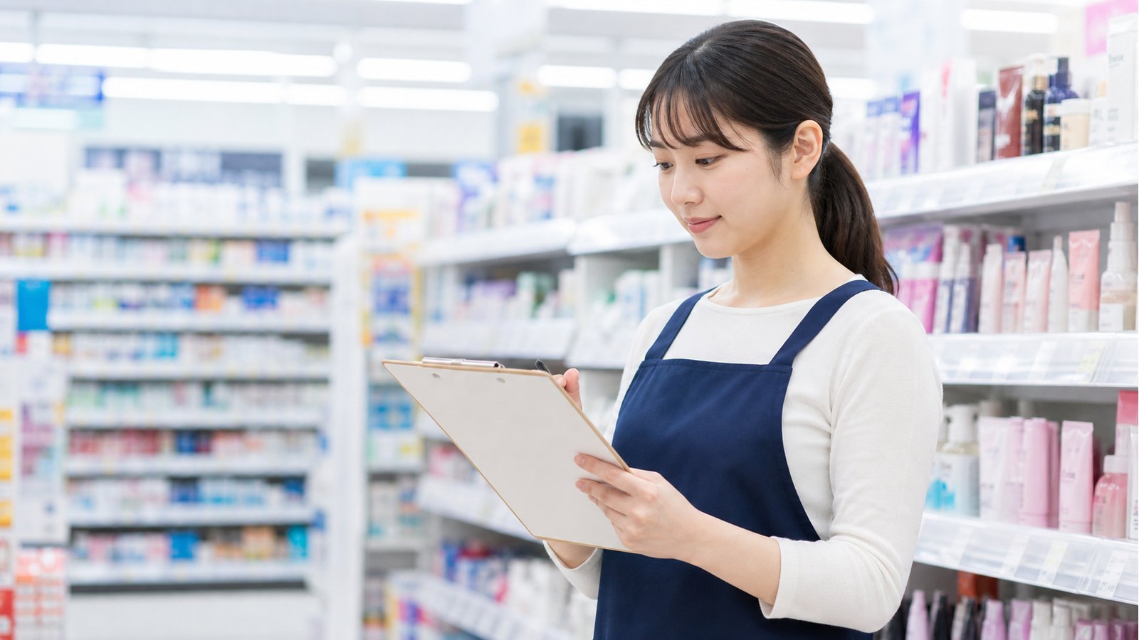 マツキヨバイトがきついか応募前に確認するスタッフのイメージ
