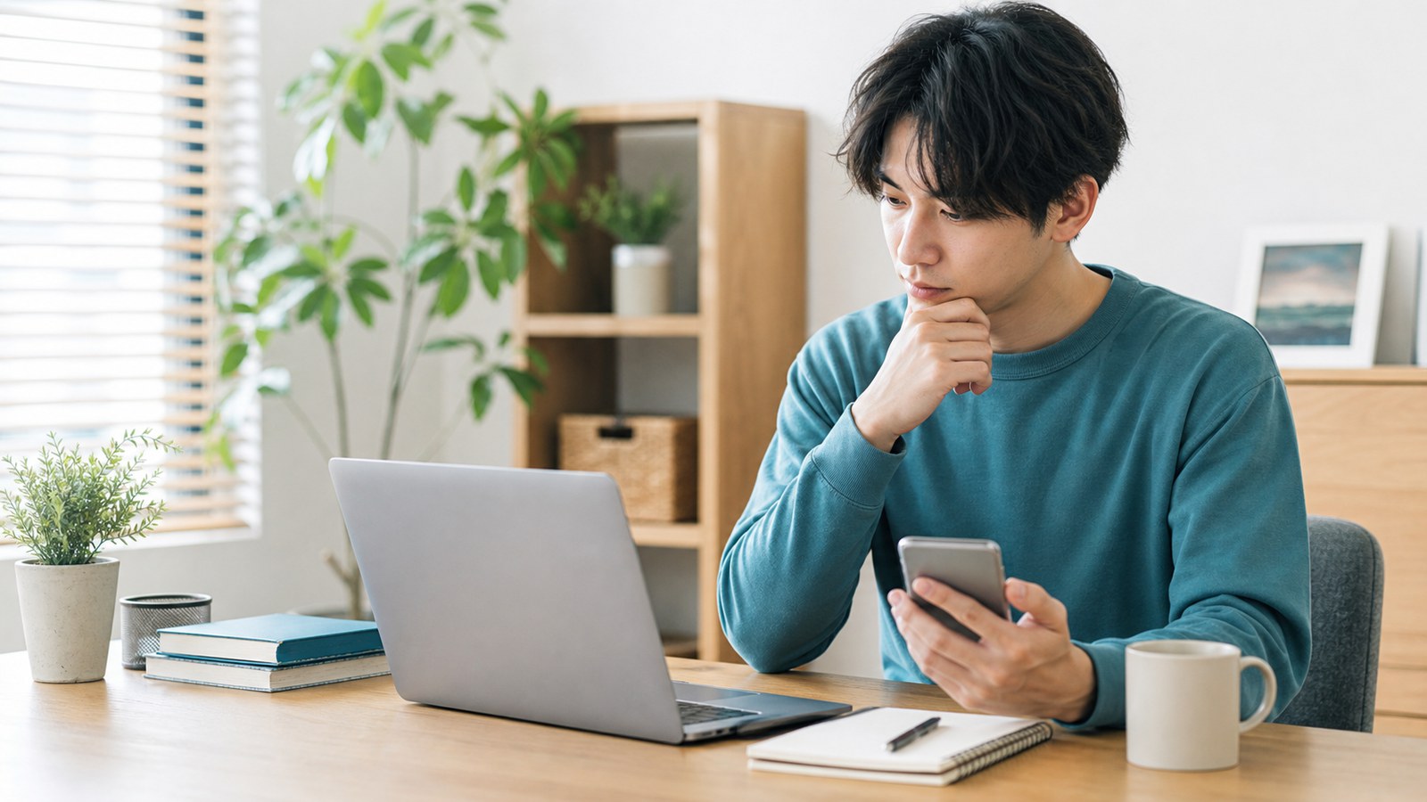 ゲームテスターバイトと在宅ワークやアンケートを比較する人のイメージ