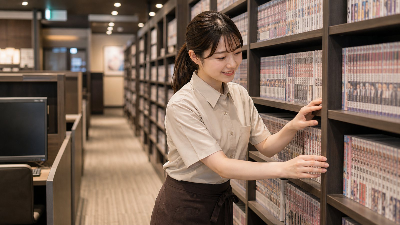 快活クラブバイトのコミック整理を想定したイメージ