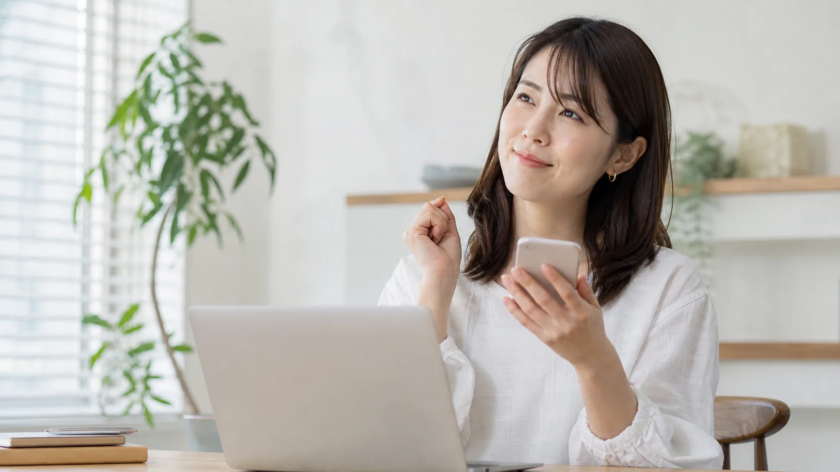 電話認証の問題を解決した女性