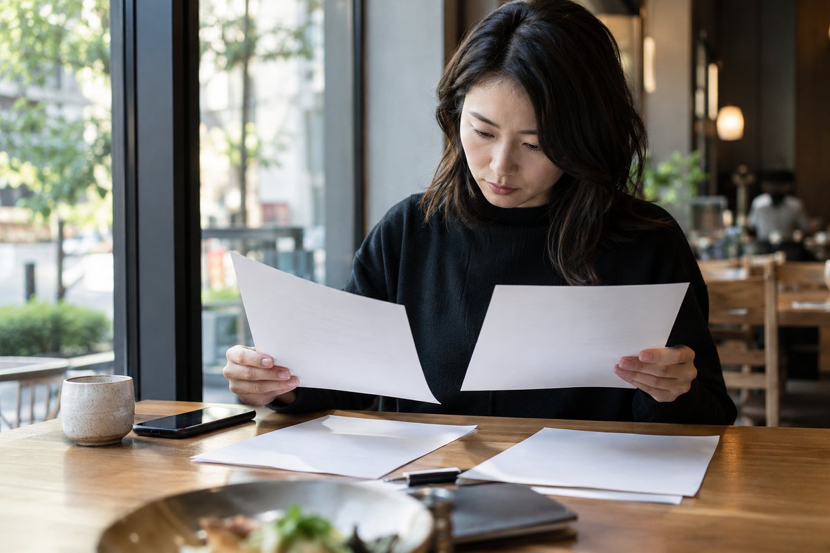 働く時間と担当を考える人の生成イメージ