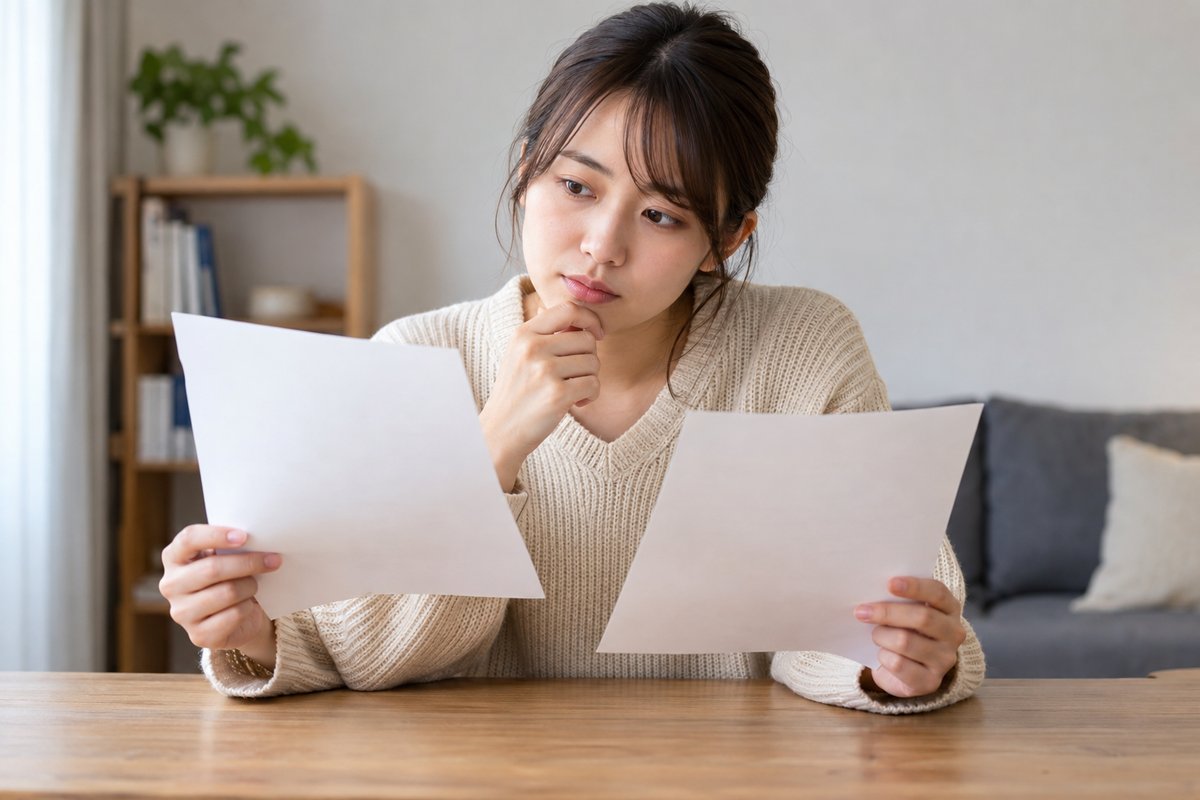 募集職種を比較する場面の生成画像