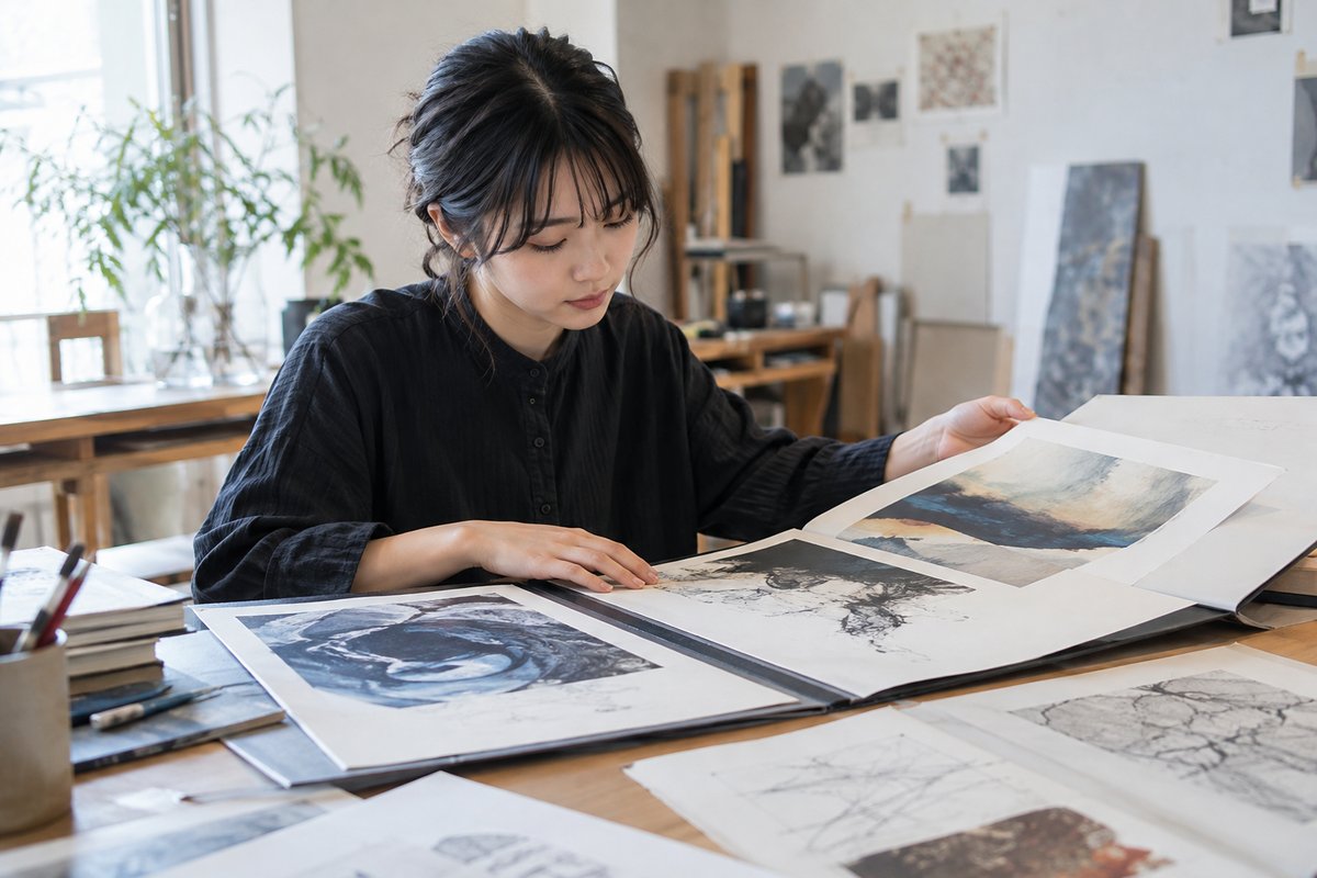 応募作品を準備する生成画像