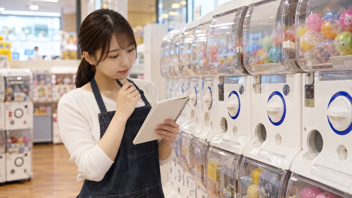 店舗の勤務条件を比べる生成写真