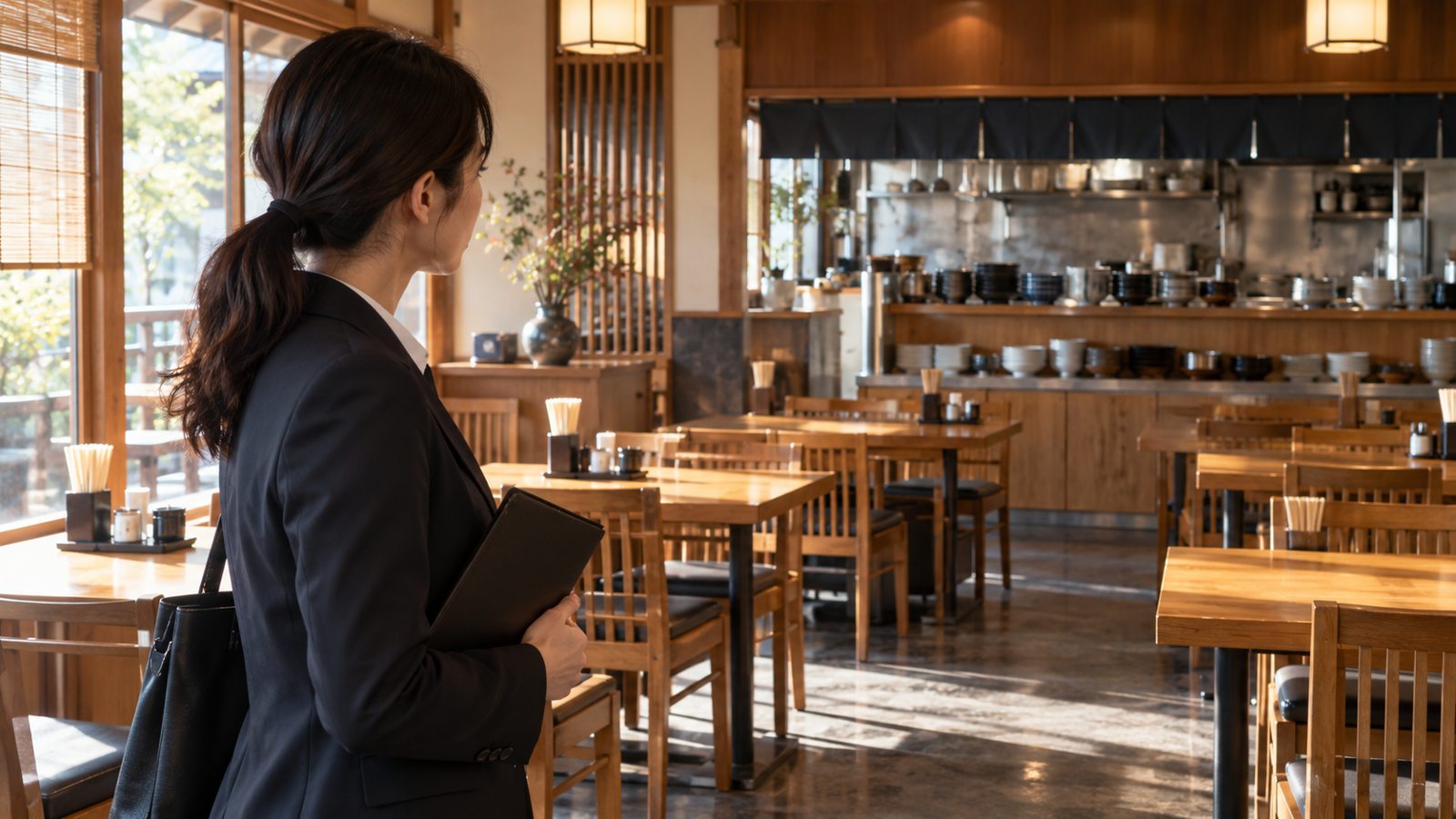 店舗の働き方を考える人のイメージ