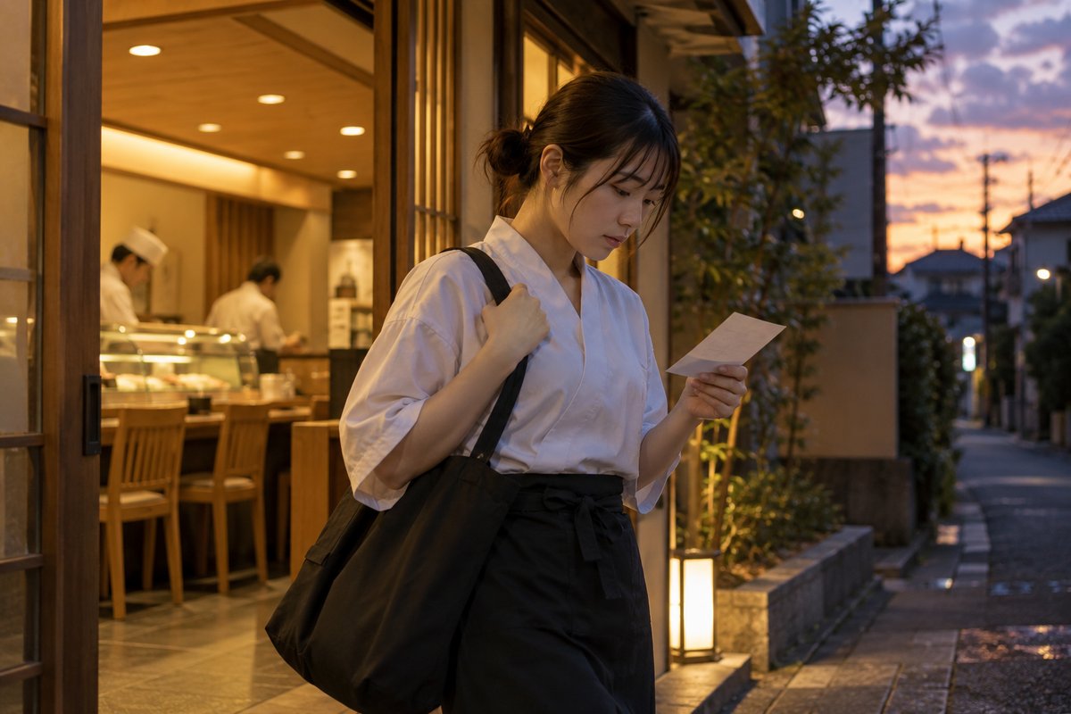 週末シフトを考える人の生成イメージ