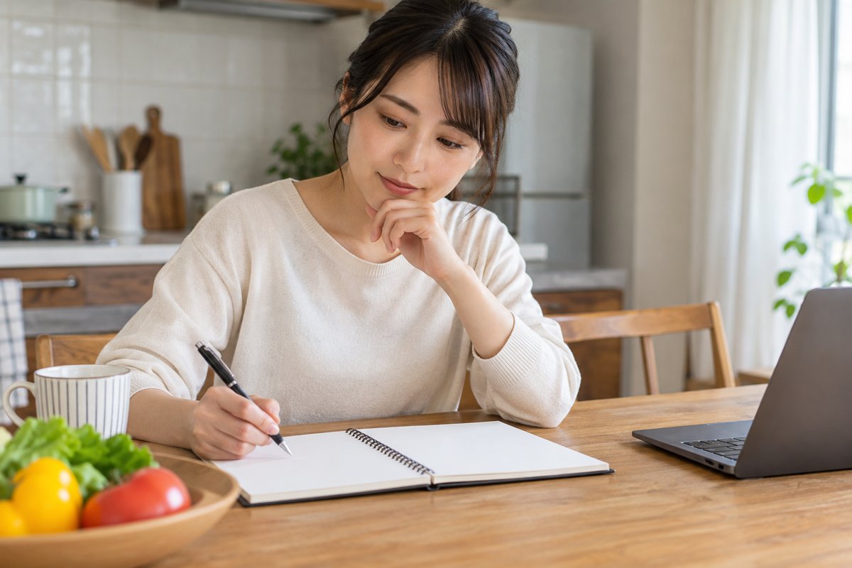 応募前に条件を確認する人の生成イメージ