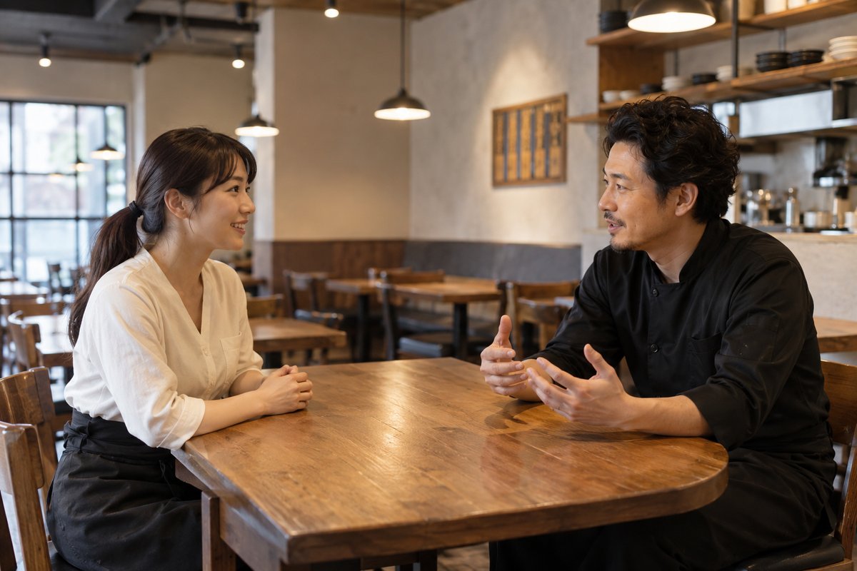 担当職種を相談する人の生成イメージ