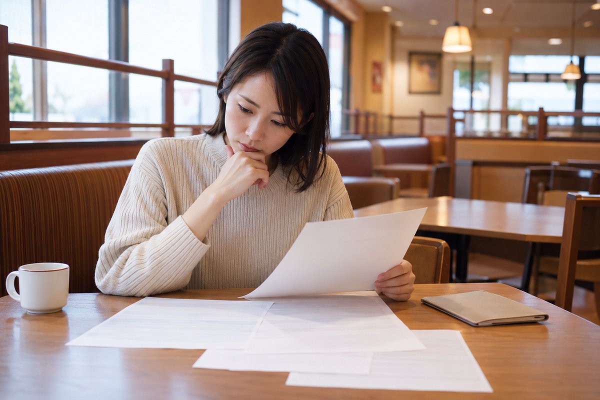 求人を比べる人の生成イメージ