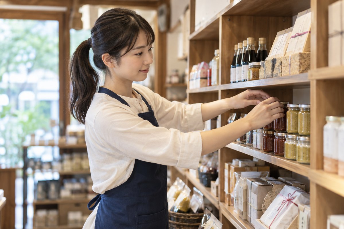 棚の整理を表す生成イメージ