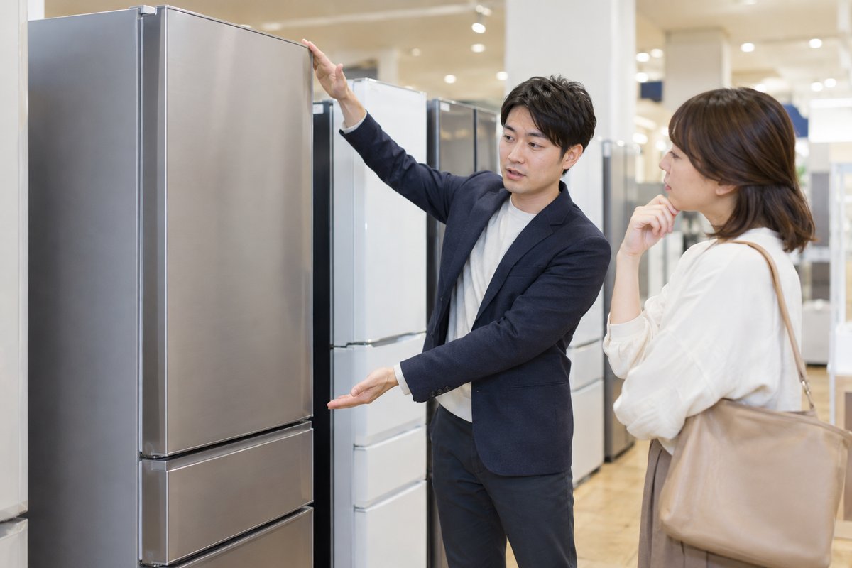 家電選びの案内を表す生成画像