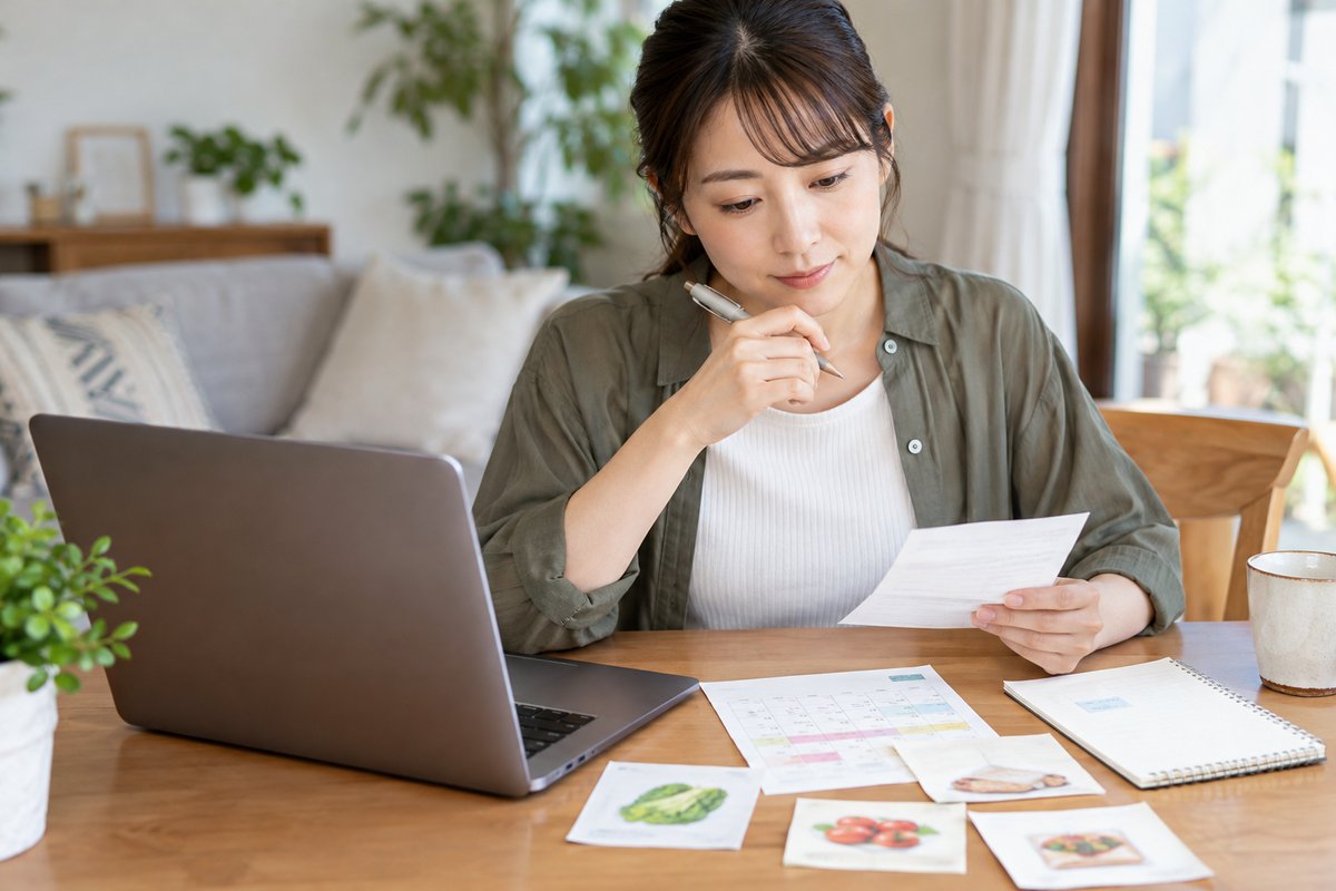 応募前に求人条件を確認する場面を表す生成画像
