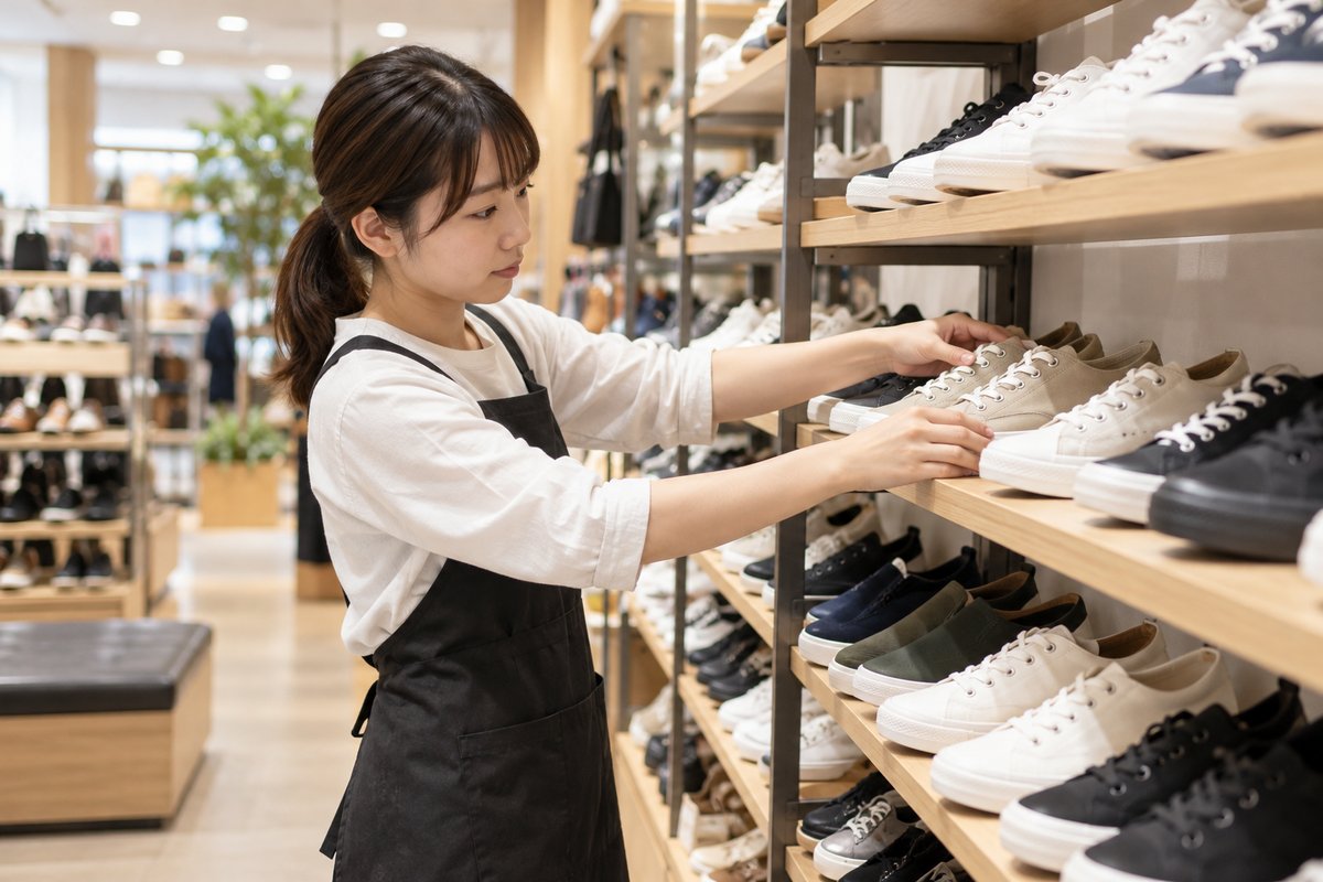 靴売場の生成イメージ