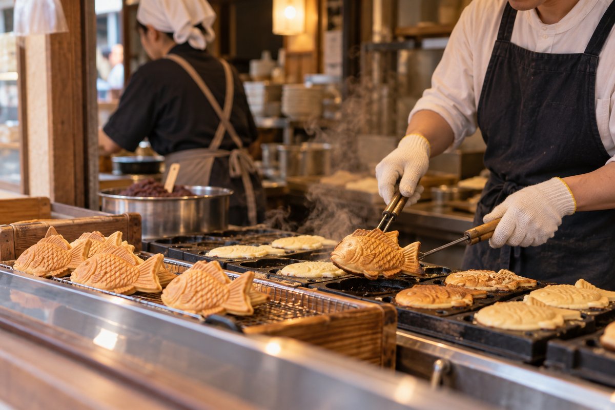 たい焼き店の生成イメージ