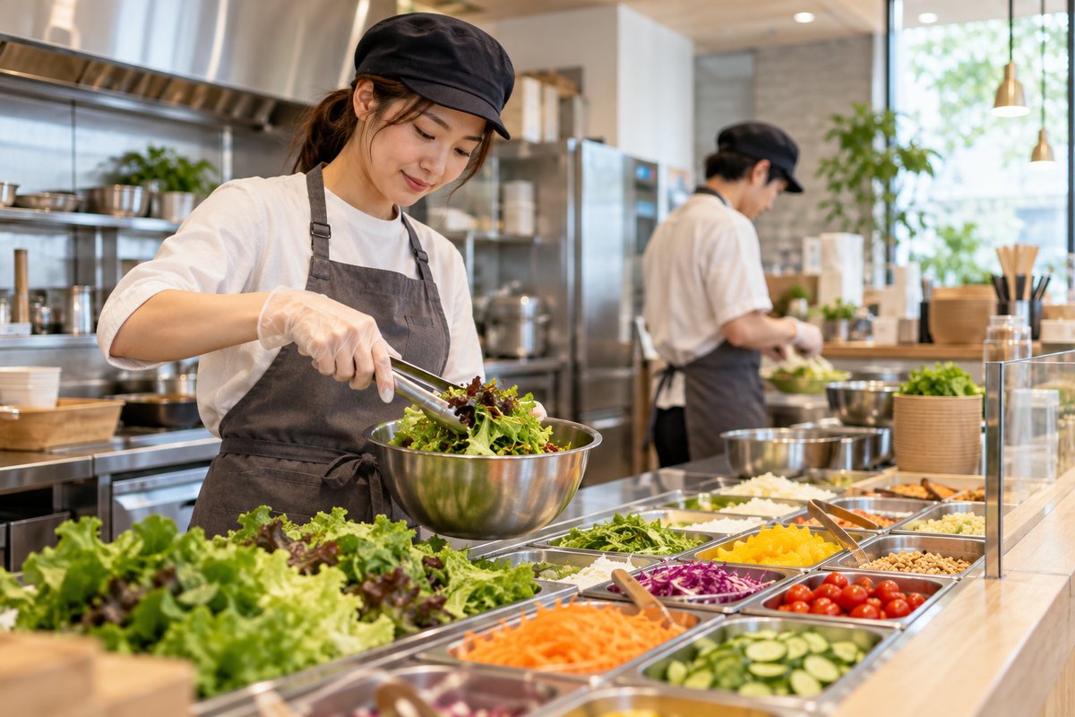 サラダ店の生成イメージ