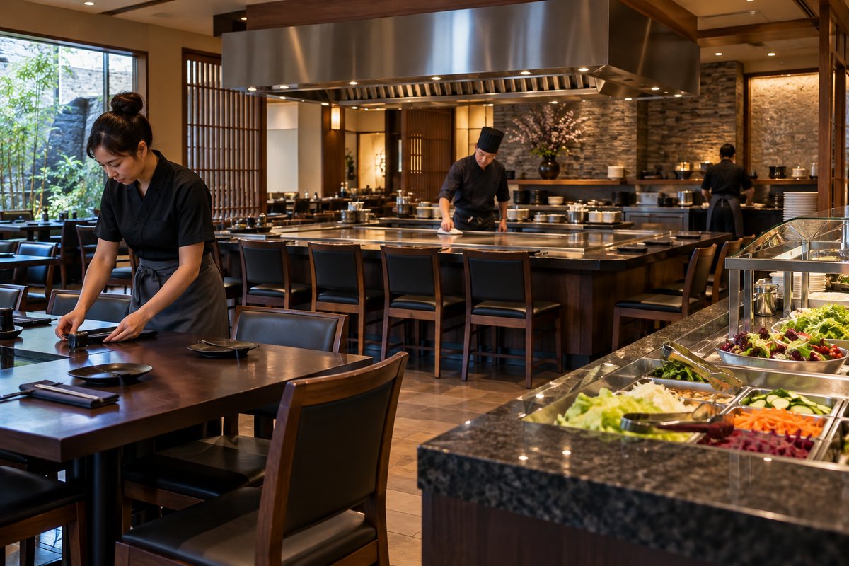 ステーキ店の仕事を表す生成イメージ