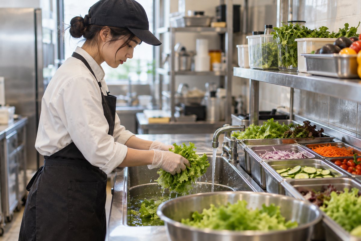 野菜を準備する生成イメージ