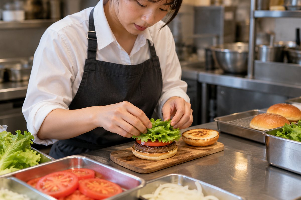 食材を準備する仕事の生成イメージ
